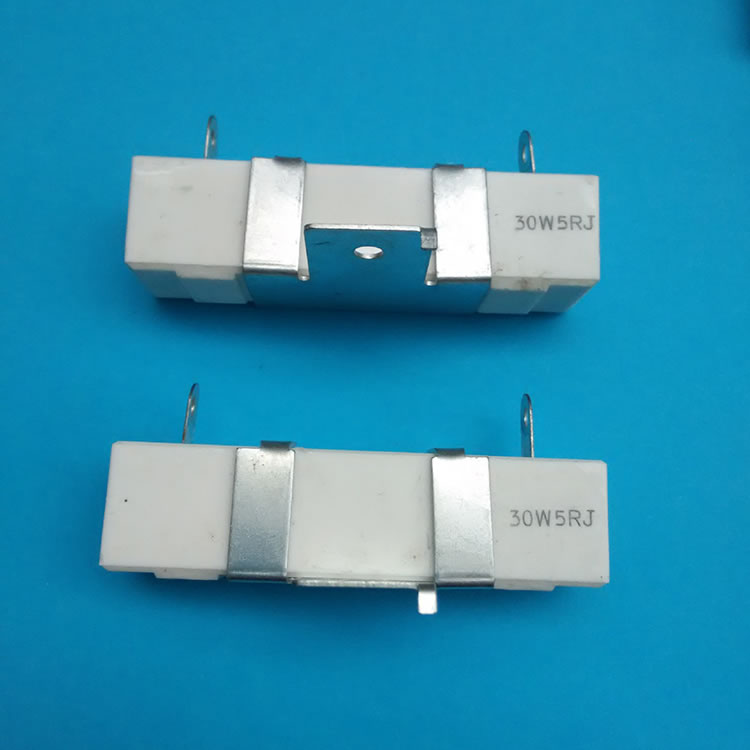 30W SQHG水泥電阻 插片帶支架水泥電阻
