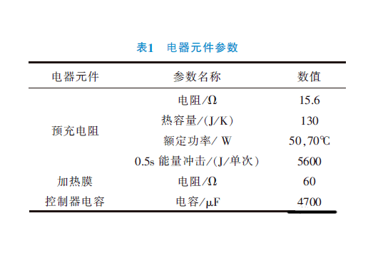 動力電池與預充電阻的電路及自加熱電路相互影響研究 